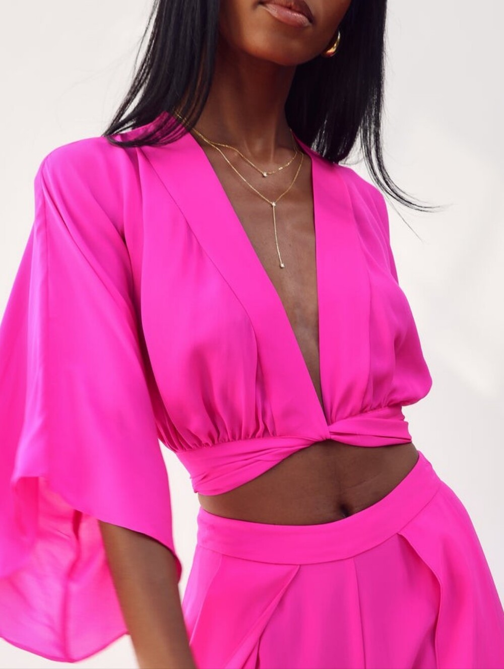 Malka Kimono Wrap Top Medium